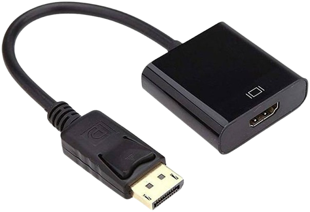 display port to hdmi to dp