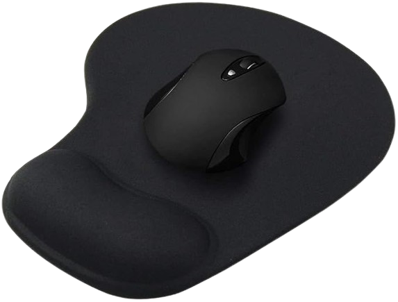 S-Tek Gel Mouse Pad Black
