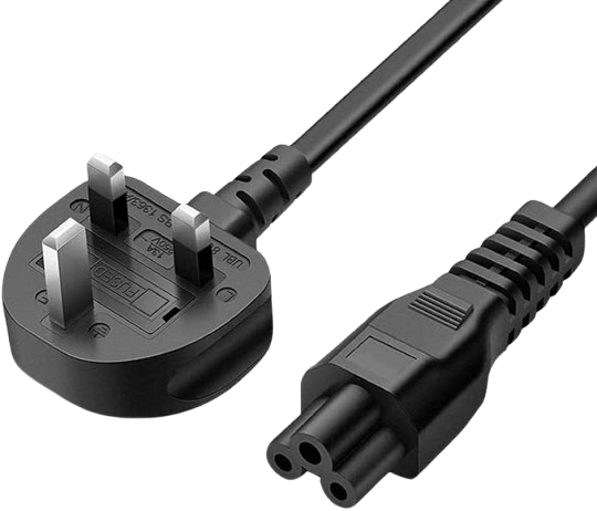 S-TEK Laptop Power Cable 1.8m