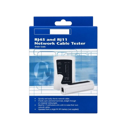 RJ45 and RJ11 Network Cable Tester
